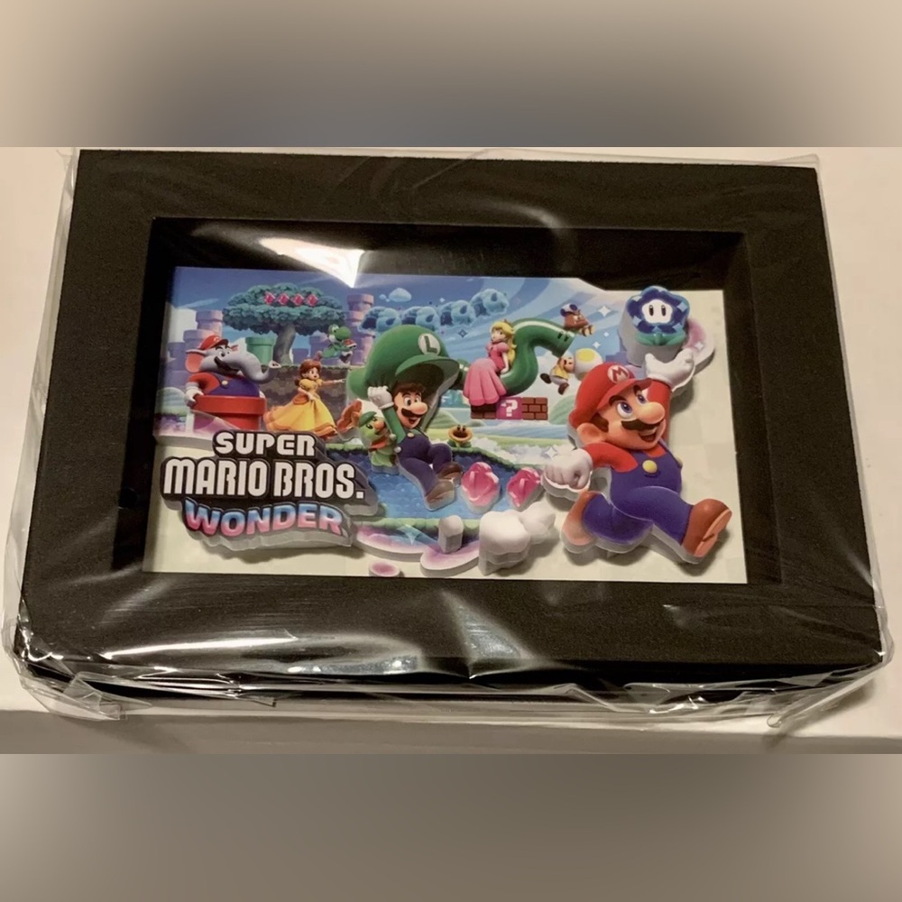 Super Mario Bros Wonder Target Shadowbox PROMO New Sealed Nintendo Switch Rare